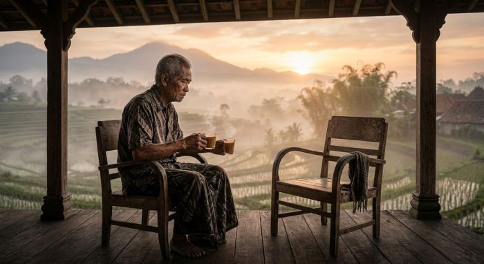 Gelas Kopi yang Tak Pernah Habis